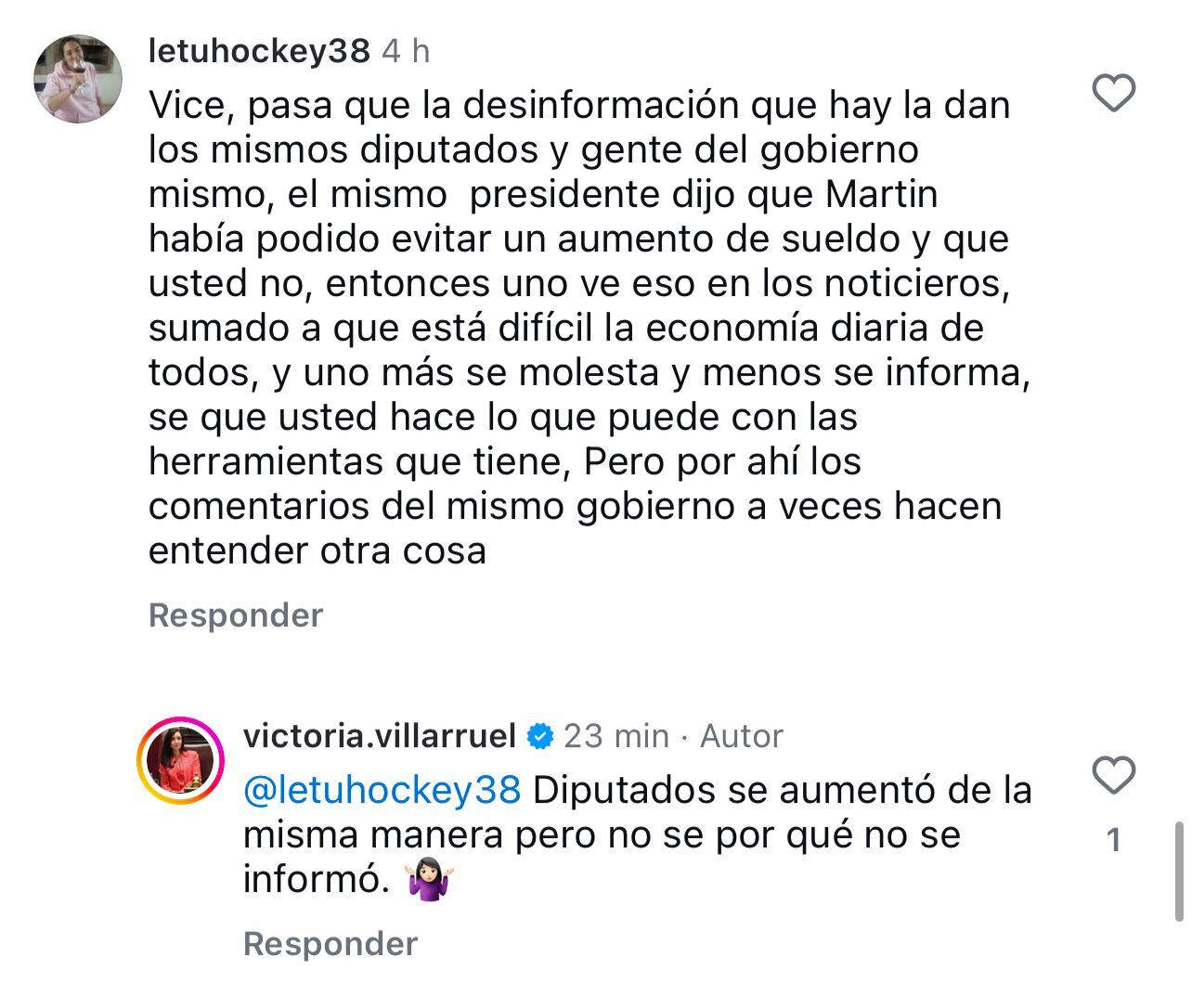 villarruel-se-quejo-por-su-sueldo-y-dijo-que-hasta-un-vocero-gana-mas-que-ella-me-pagan-dos-chirolas-1 Villarruel se quejó por su sueldo y dijo que hasta un vocero gana más que ella: “Me pagan dos chirolas”