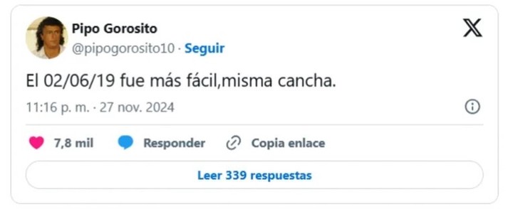 pipo-gorosito-el-desafiante-mensaje-antes-de-jugar-contra-boca-1 Pipo Gorosito: el desafiante mensaje antes de jugar contra Boca