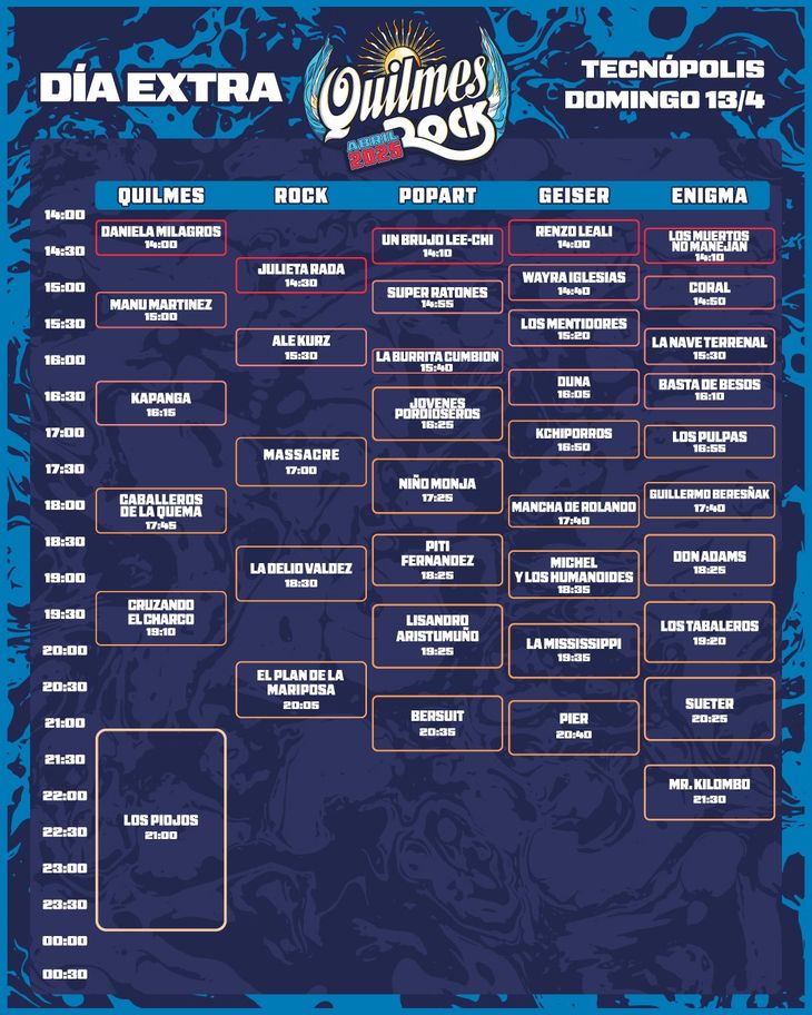 se-conocieron-los-horarios-del-quilmes-rock-2025-la-grilla-dia-por-dia-3 Se conocieron los horarios del Quilmes Rock 2025: la grilla día por día