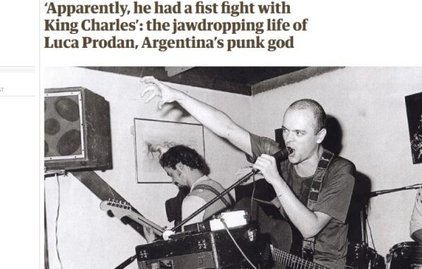 La historia de Luca Prodan llegó a la prensa británica y revelaron el título de la futura biopic