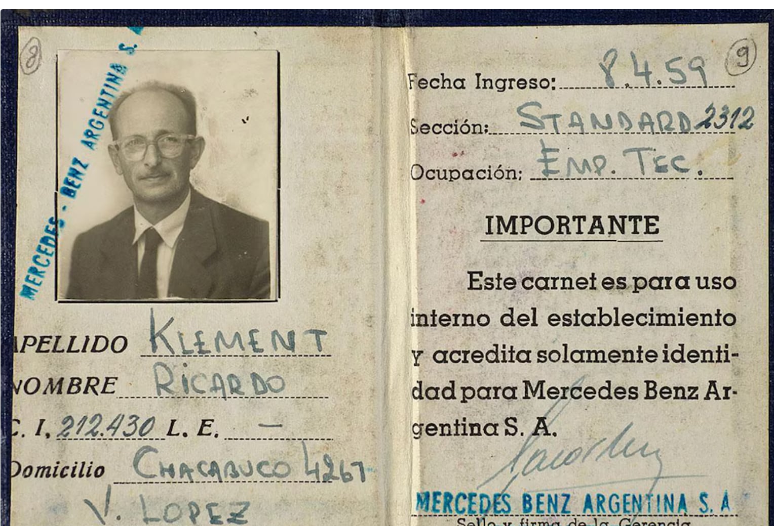documentos-desclasificados-fabricaciones-militares-destino-usd-5-millones-a-misiones-secretas-en-europa-al-finalizar-la-segunda-guerra-5 Documentos desclasificados: Fabricaciones Militares destinó USD 5 millones a misiones secretas en Europa al finalizar la Segunda Guerra