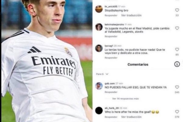 El jugador del Real Madrid que fue atacado por redes sociales