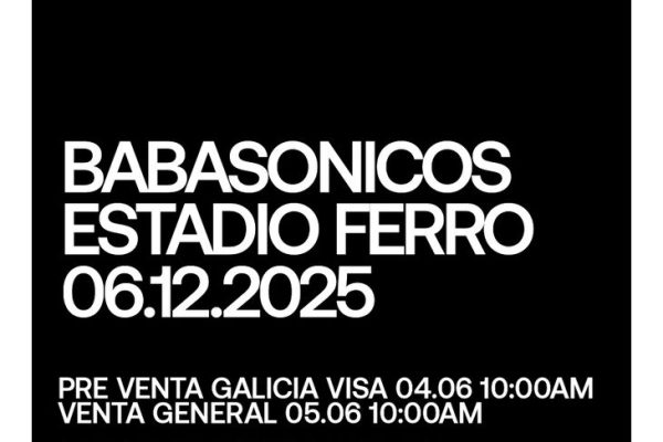 Babasónicos anuncio su show en el estadio de Ferro: cuándo y dónde conseguir las entradas