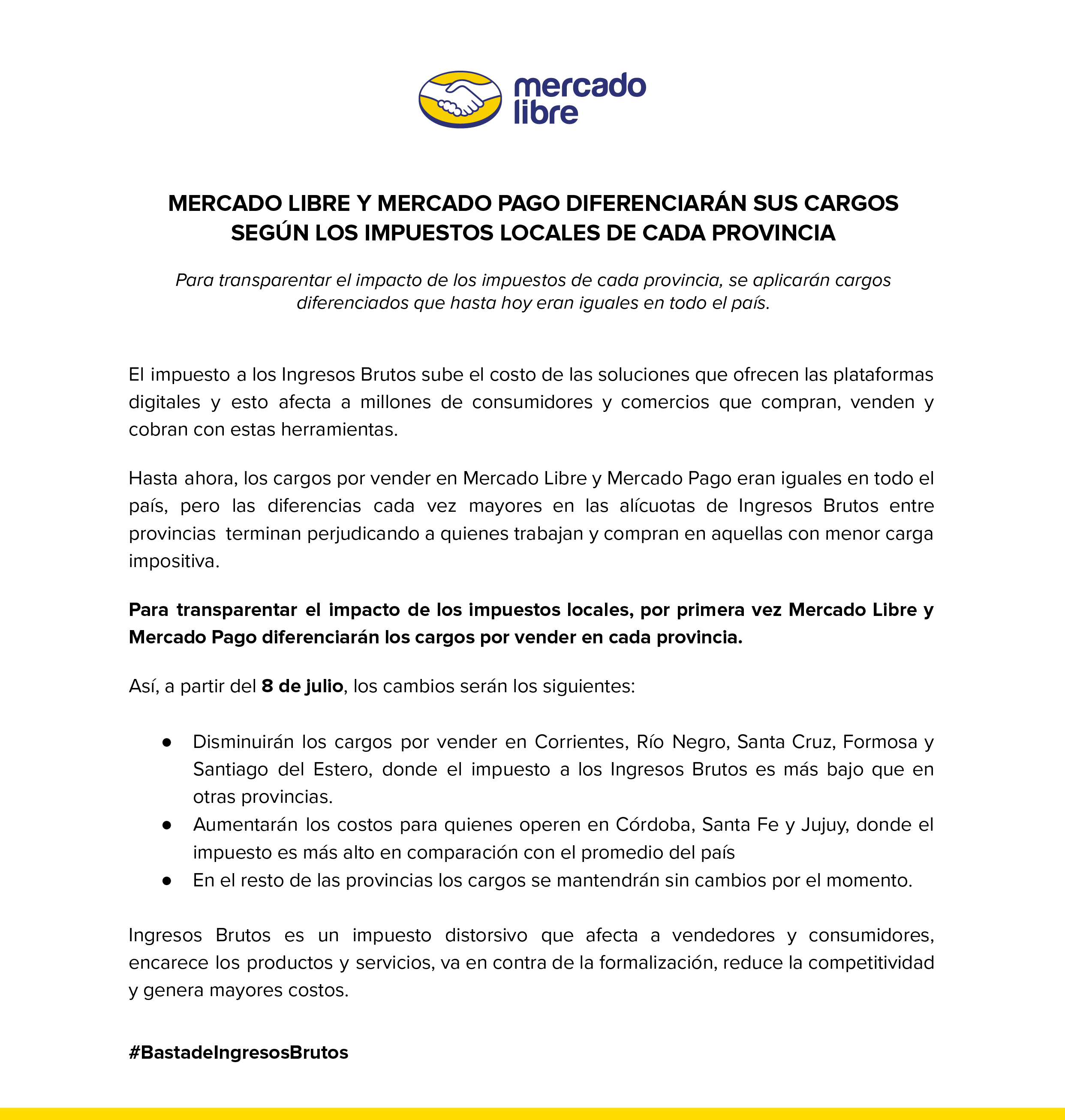 el-gobierno-de-santa-fe-respondio-a-mercado-libre-tras-su-anuncio-sobre-las-cargas-impositivas-provinciales El Gobierno de Santa Fe respondió a Mercado Libre tras su anuncio sobre las cargas impositivas provinciales