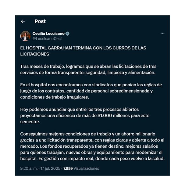 el-ministerio-de-salud-anuncio-la-apertura-de-licitaciones-en-el-hospital-garrahan-para-seguridad-limpieza-y-alimentacion-1 El Ministerio de Salud anunció la apertura de licitaciones en el Hospital Garrahan para seguridad, limpieza y alimentación