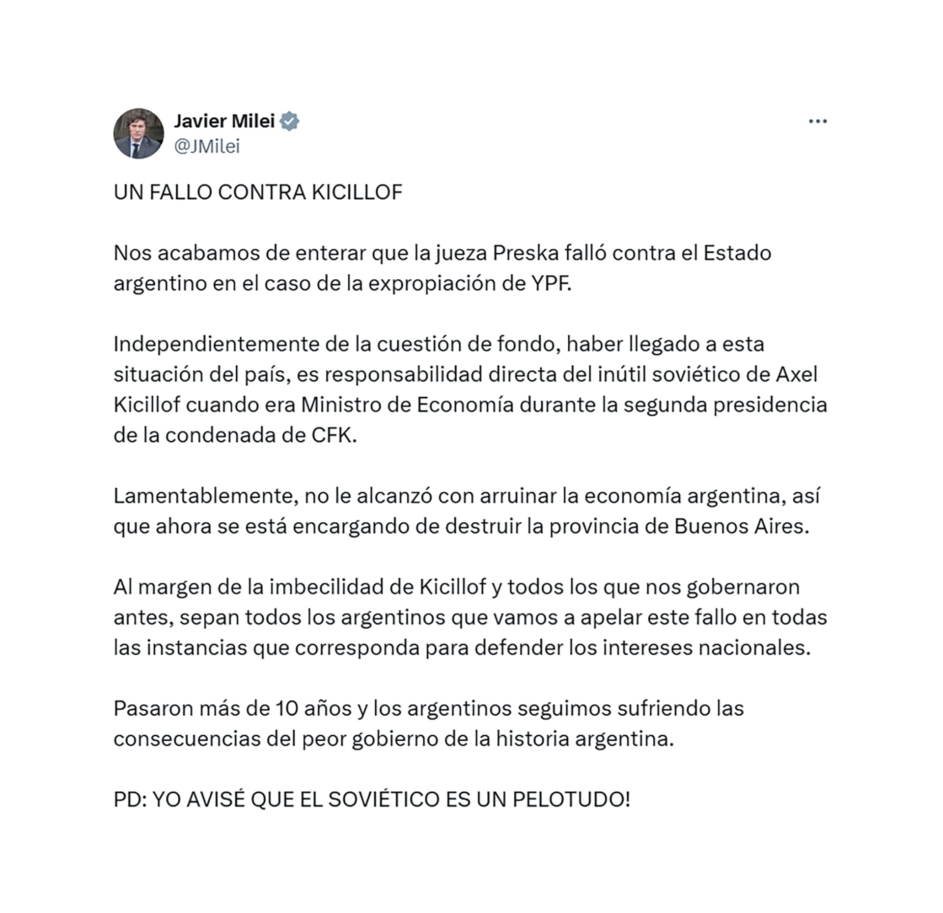 guillermo-francos-cuestiono-al-kirchnerismo-tras-el-fallo-por-ypf-una-locura-ideologica-nos-llevo-hasta-esto-4 Guillermo Francos cuestionó al kirchnerismo tras el fallo por YPF: “Una locura ideológica nos llevó hasta esto”