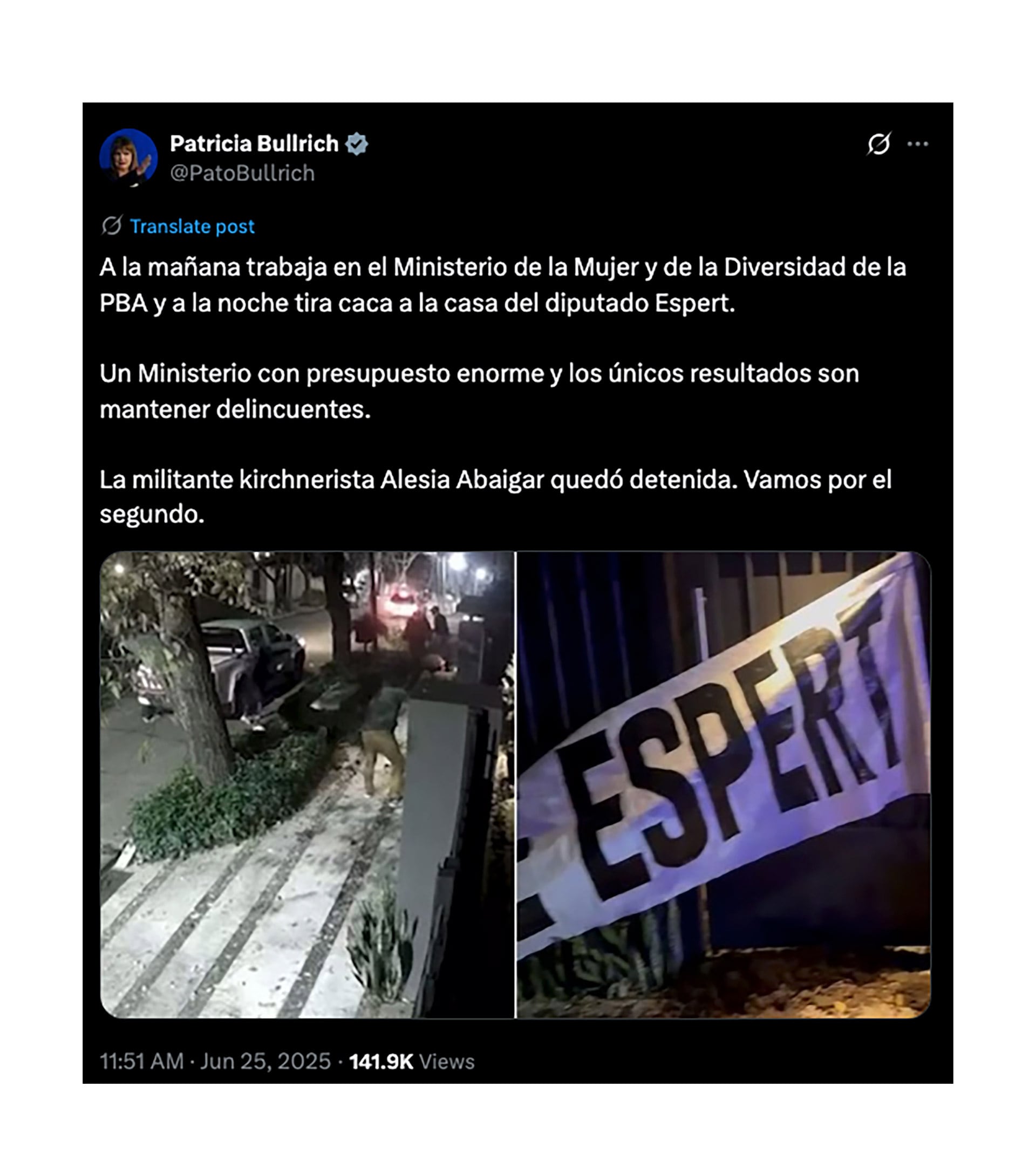 la-jueza-arroyo-salgado-hablo-sobre-el-ataque-a-la-casa-de-espert-defendio-las-detenciones-y-critico-a-patricia-bullrich-2 La jueza Arroyo Salgado habló sobre el ataque a la casa de Espert, defendió las detenciones y criticó a Patricia Bullrich