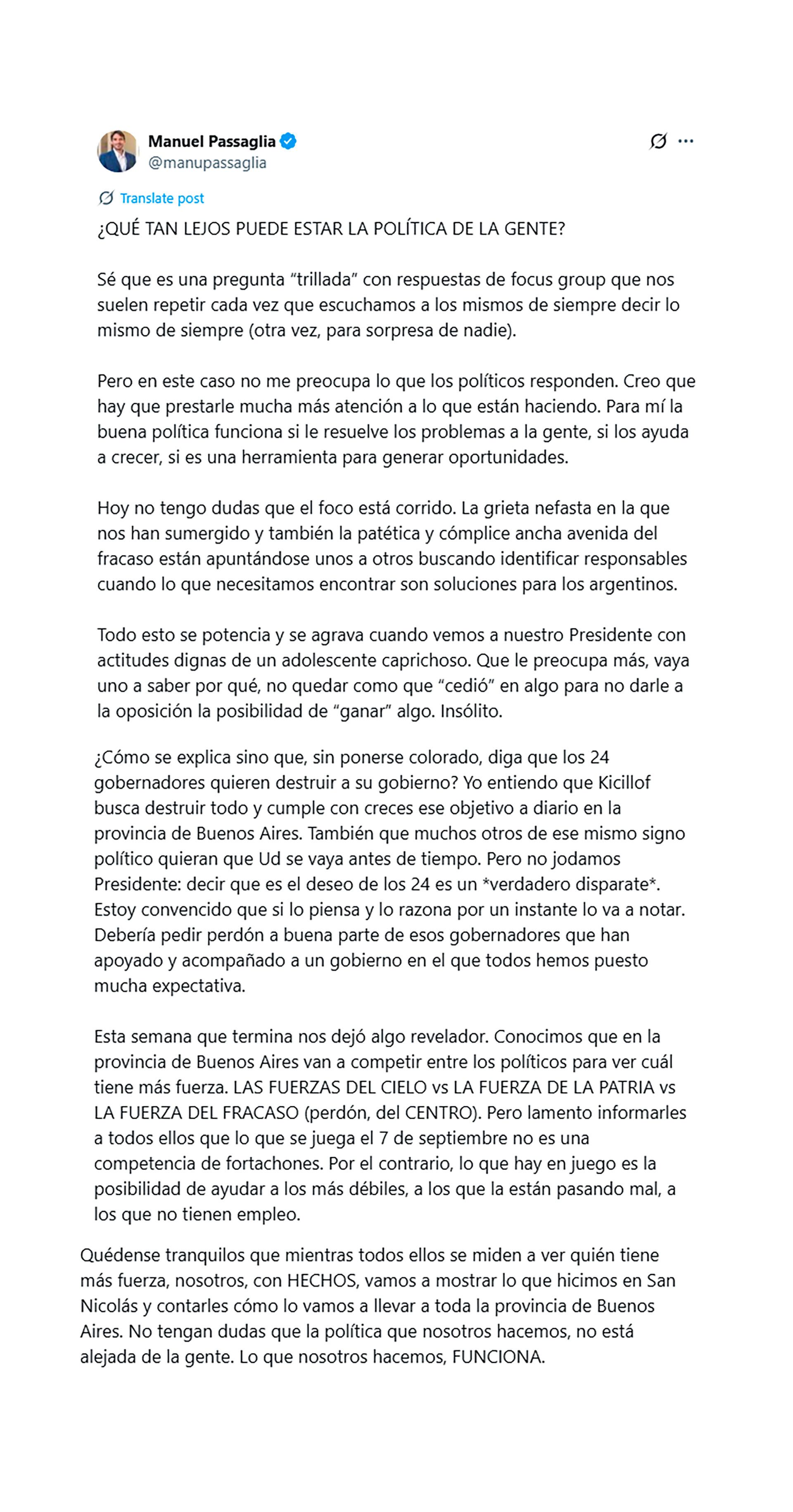 un-ex-intendente-aliado-del-pro-critico-al-ejecutivo-por-la-tension-con-los-gobernadores-1 Un ex intendente aliado del PRO criticó al Ejecutivo por la tensión con los gobernadores