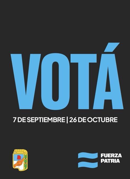 con-frases-de-cristina-kirchner-y-la-palabra-vota-fuerza-patria-convoca-desde-las-redes-a-la-participacion-en-las-proximas-elecciones-2 Con frases de Cristina Kirchner y la palabra “votá”, Fuerza Patria convoca desde las redes a la participación en las próximas elecciones