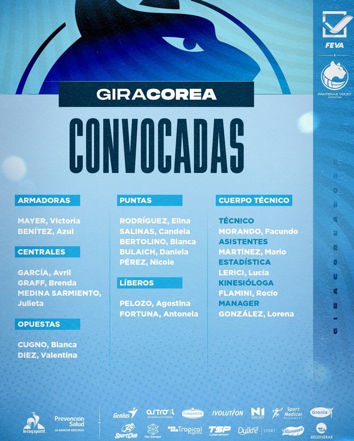 las-panteras-con-lista-confirmada-para-la-gira-previa-al-mundial-de-voley-en-tailandia-1 Las Panteras con lista confirmada, para la gira previa al Mundial de vóley en Tailandia