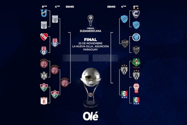 Llave de la Sudamericana: con Lanús en semis, así sigue la Copa