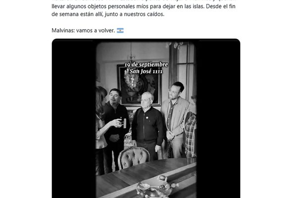 “Vamos a volver”, el mensaje de Cristina Kirchner a los habitantes de las Islas Malvinas