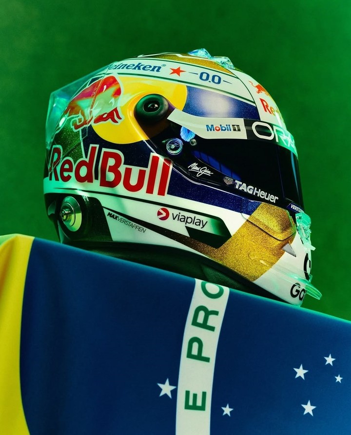 el-casco-dedicado-a-brasil-con-el-que-max-verstappen-correra-en-san-pablo-1 El casco dedicado a Brasil con el que Max Verstappen correrá en San Pablo