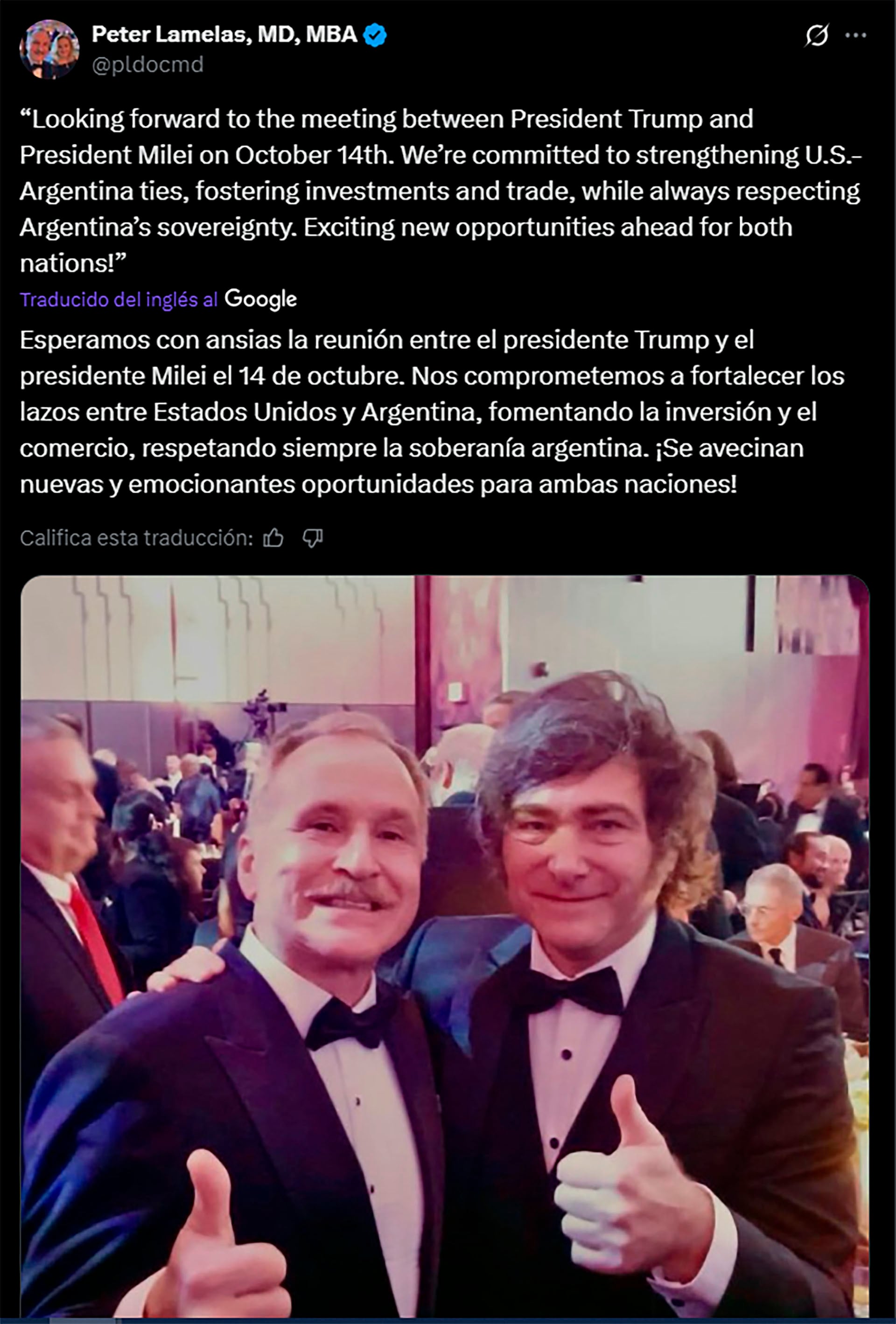 el-embajador-de-eeuu-en-argentina-anticipo-el-encuentro-entre-milei-y-trump-se-avecinan-nuevas-y-emocionantes-oportunidades-1 El embajador de EEUU en Argentina anticipó el encuentro entre Milei y Trump: “Se avecinan nuevas y emocionantes oportunidades”
