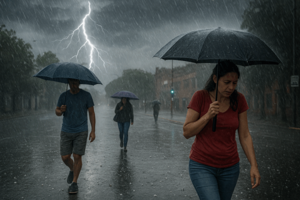 El mal tiempo no da tregua: continúa el alerta por tormentas fuertes
