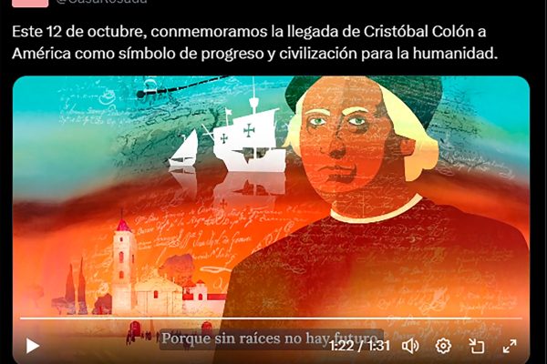 El video del Gobierno para celebrar el 12 de octubre y resaltar la figura de Cristóbal Colón