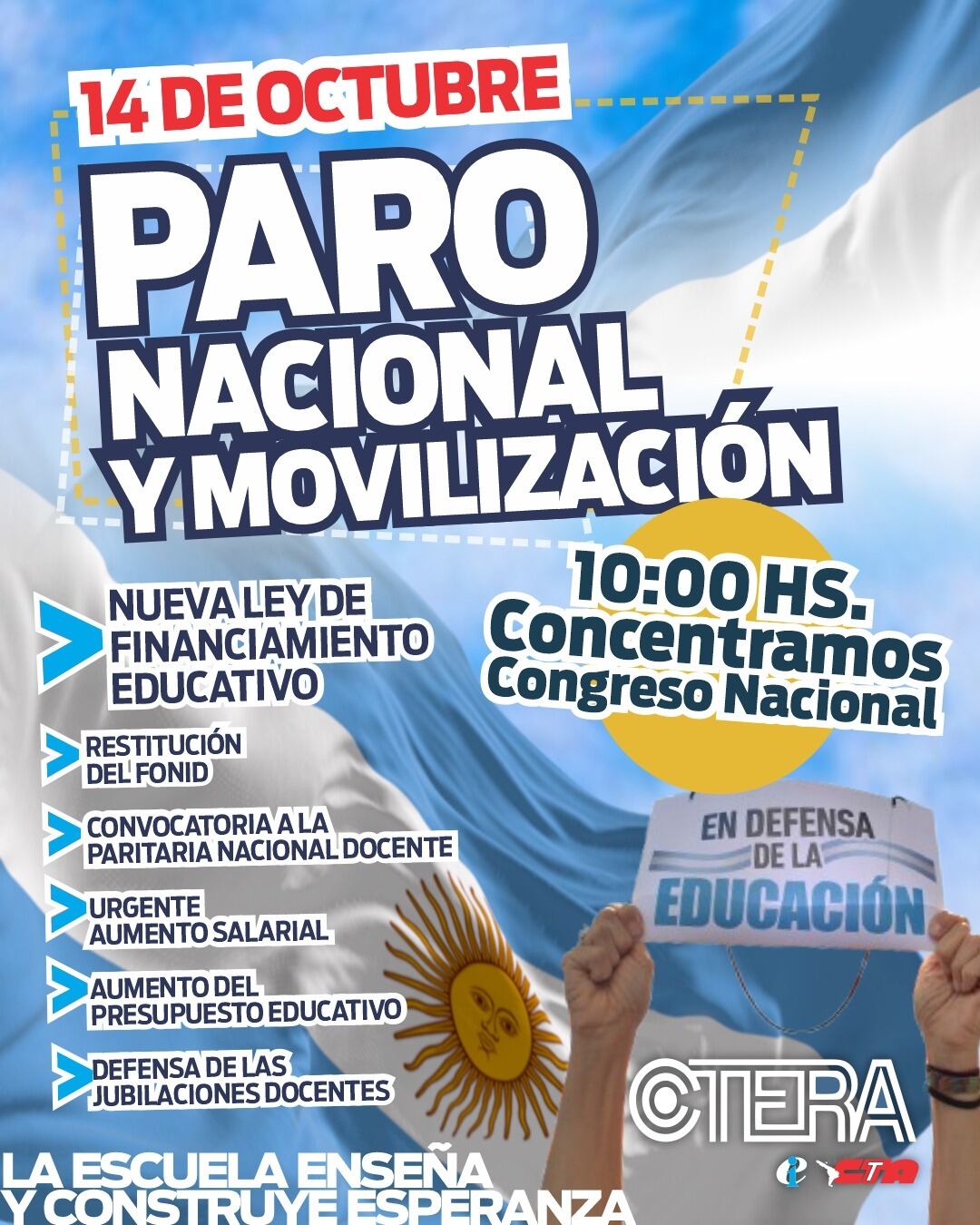 los-sindicatos-docentes-llevan-adelante-un-paro-de-24-horas-que-provincias-no-tendrian-clases-1 Los sindicatos docentes llevan adelante un paro de 24 horas: qué provincias no tendrían clases