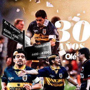 maradona-subastan-la-camiseta-de-la-famosa-batalla-campal-con-el-barcelona-3 Maradona: subastan la camiseta de la famosa batalla campal con el Barcelona