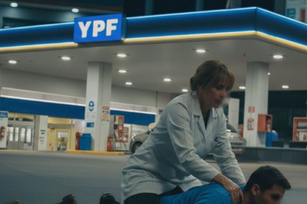 Una médica, experta en artes marciales, detuvo a un ladrón en una estación de servicio