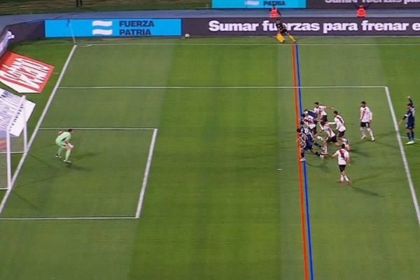 Video: el gol anulado a Talleres ante River a instancias del VAR