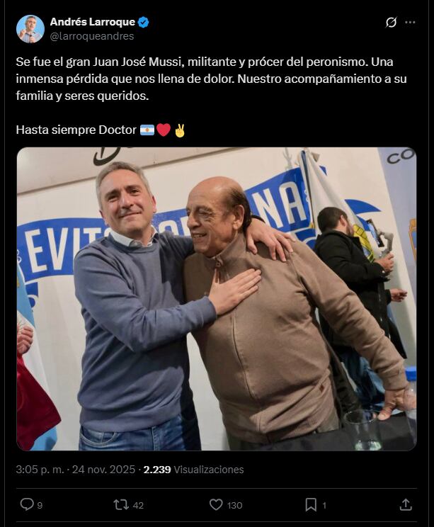 de-cristina-kirchner-a-sergio-massa-los-principales-dirigentes-del-pj-despidieron-a-juan-jose-mussi-10 De Cristina Kirchner a Sergio Massa: los principales dirigentes del PJ despidieron a Juan José Mussi