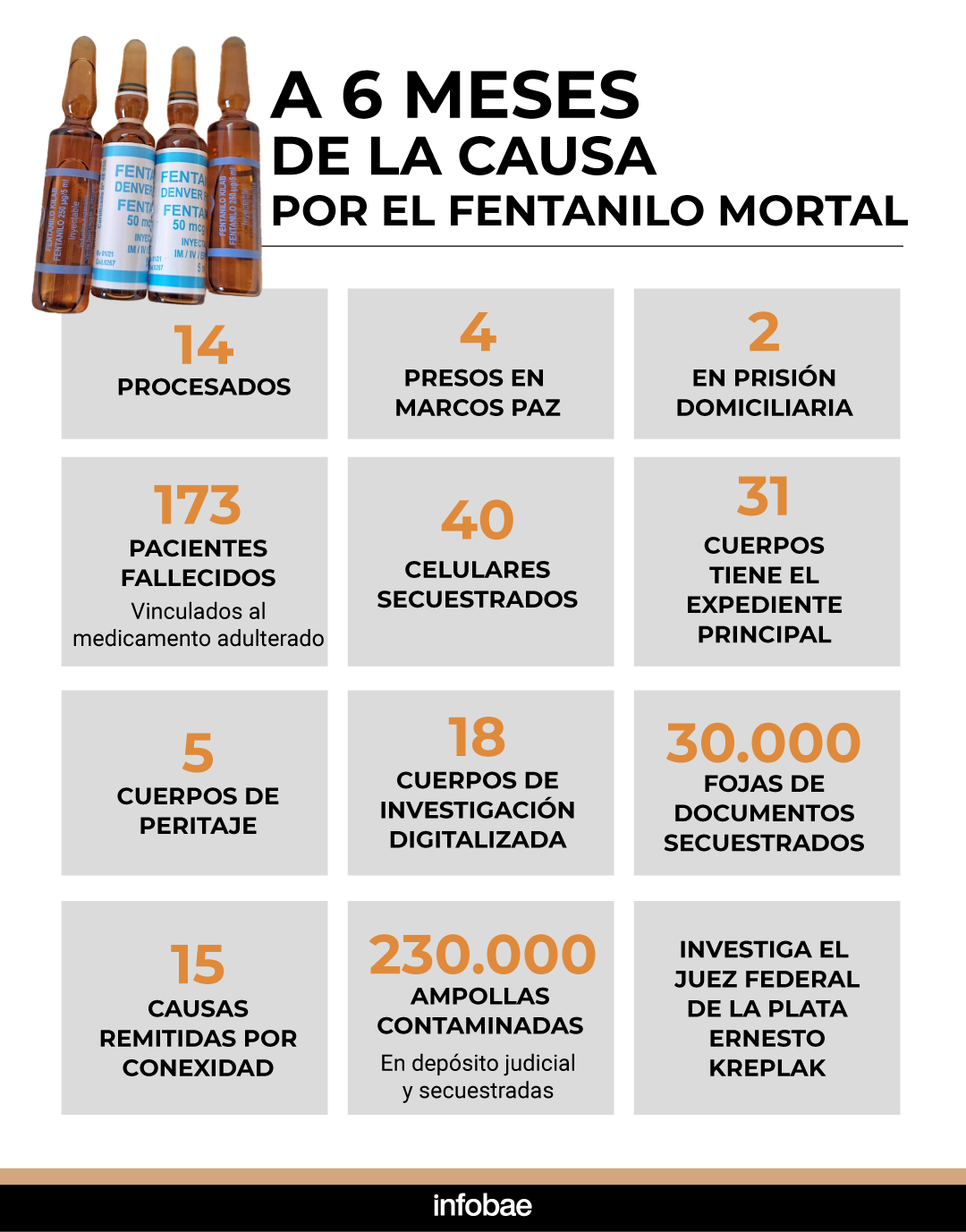 fentanilo-mortal-a-seis-meses-de-la-peor-tragedia-sanitaria-173-fallecidos-14-procesados-y-6-detenidos Fentanilo mortal, a seis meses de la peor tragedia sanitaria: 173 fallecidos, 14 procesados y 6 detenidos