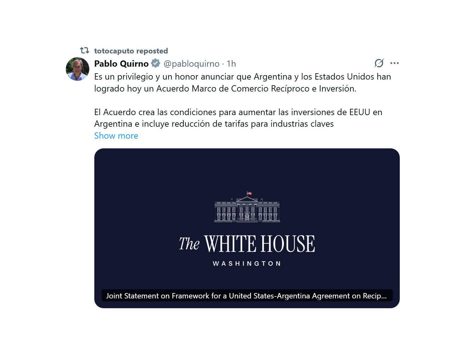 la-libertad-avanza-destaco-el-acuerdo-comercial-que-argentina-alcanzo-con-estados-unidos-2 La Libertad Avanza destacó el acuerdo comercial que Argentina alcanzó con Estados Unidos