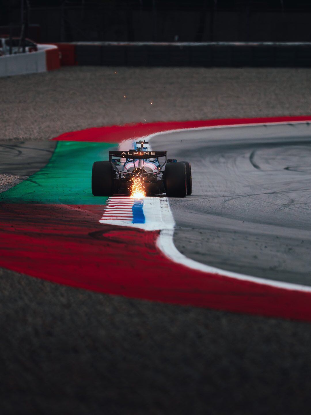 El flamante A526 mostró su potencial en los test de Barcelona (Alpine F1 Team)