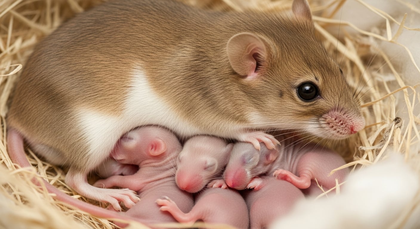 El entorno y la calidad del alimento, más que la edad materna o el tamaño de camada, determinan la estrategia de poliandria en ratonas domésticas (Imagen Ilustrativa Infobae)