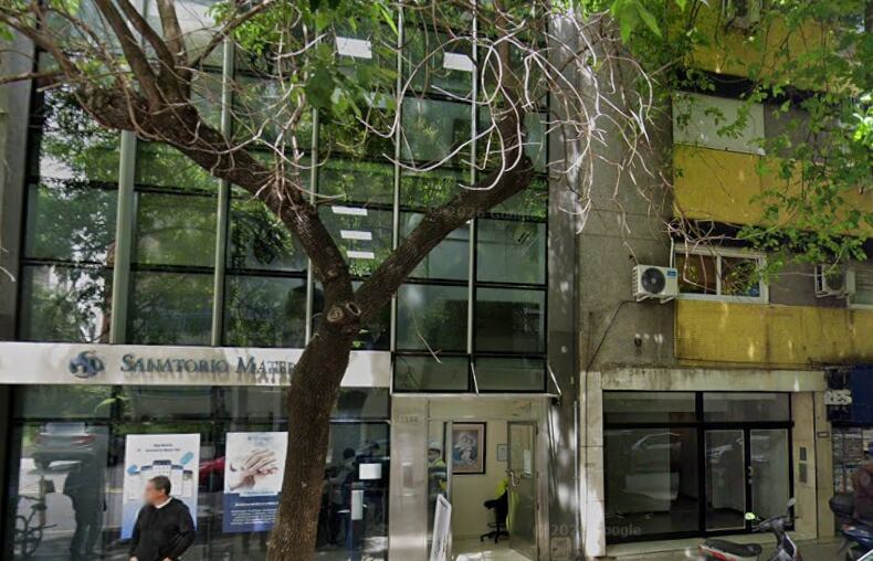 El frente del departamento, en donde ocurrió el ataque