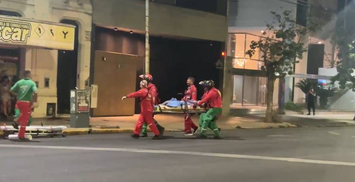 El policía fue trasladado hasta el Hospital Italiano