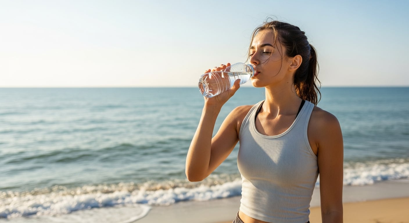 No consumir agua de fuentes no seguras, hidratarse con agua potable y preferentemente, envasada (Imagen Ilustrativa Infobae)