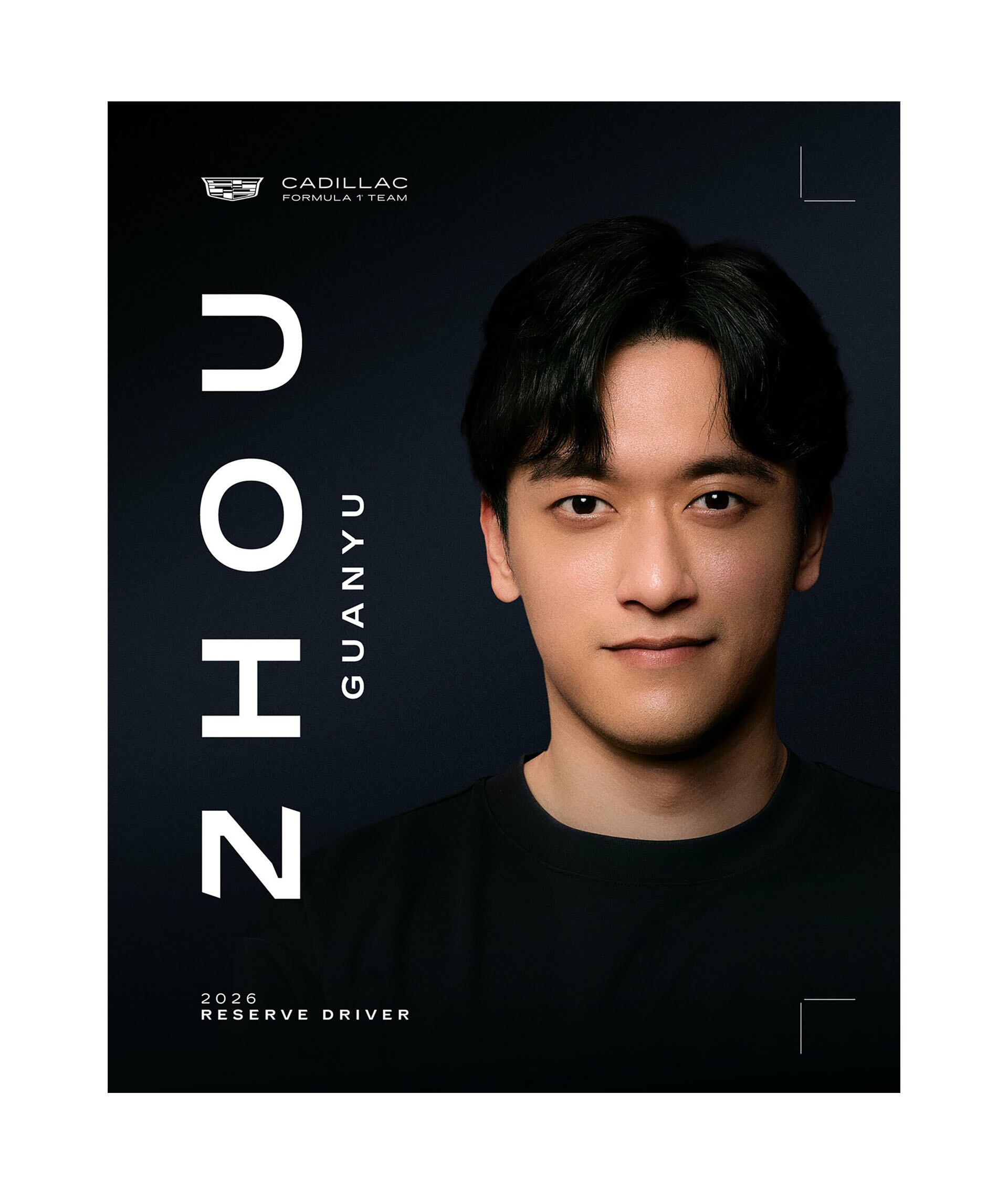 Zhou, el nuevo piloto de Cadillac para la F1 en 2026 (@Cadillac_F1)