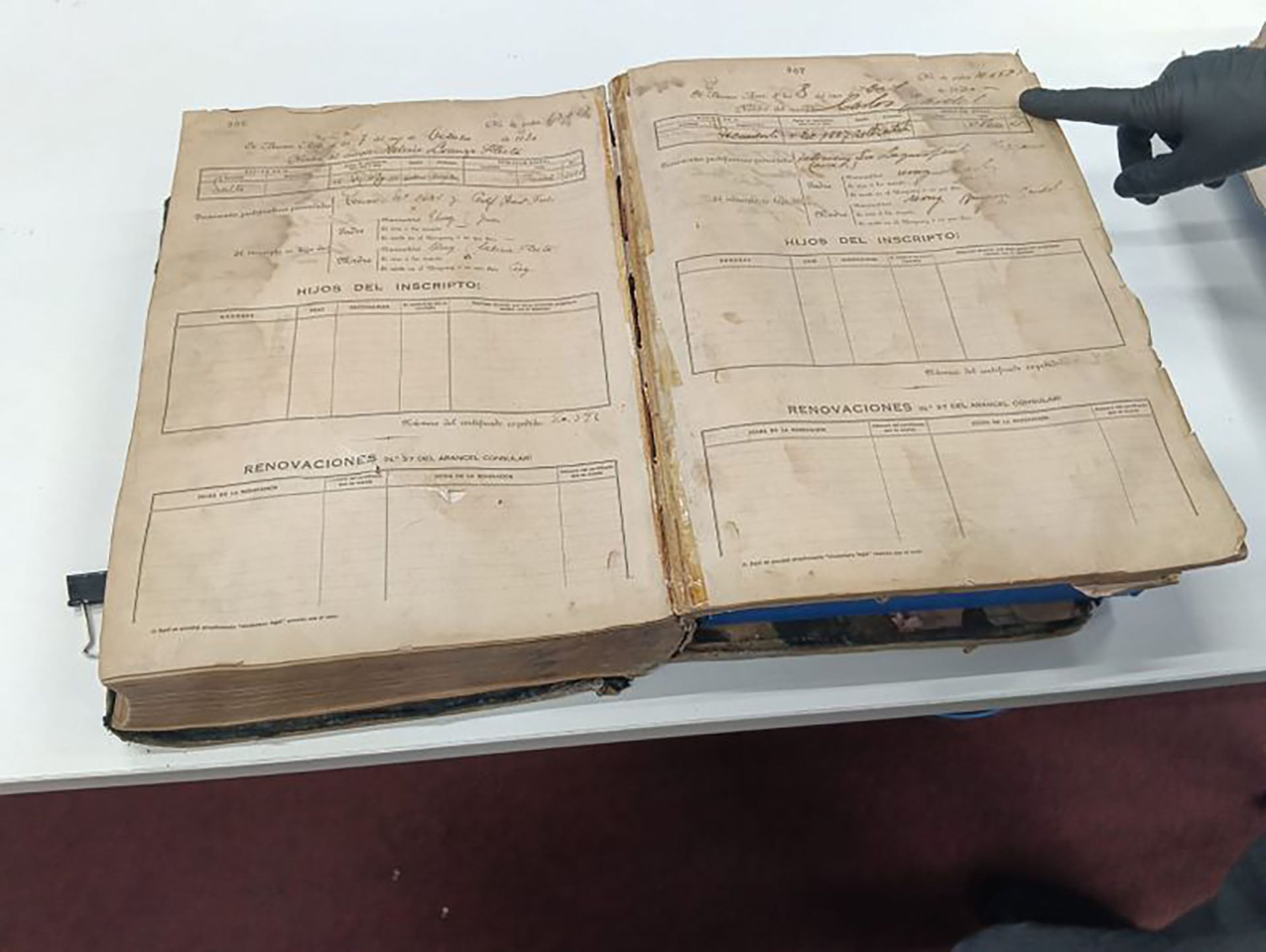 El acta consular de 1920 será sometida a peritajes técnicos y archivísticos