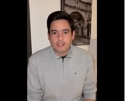 José Gabriel Carrizo ha sostenido que el proceso en su contra tiene motivaciones políticas y que cuenta con la documentación necesaria para justificar el origen de su patrimonio ante las autoridades judiciales. Tomado de X