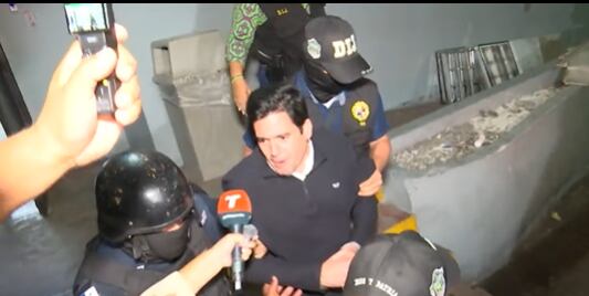 La defensa de José Gabriel Carrizo alegó durante la audiencia que el exvicepresidente tendría fuero vinculado al Parlacen, argumento con el que busca que el caso sea conocido por la Corte Suprema de Justicia. Tomado de Telemetro