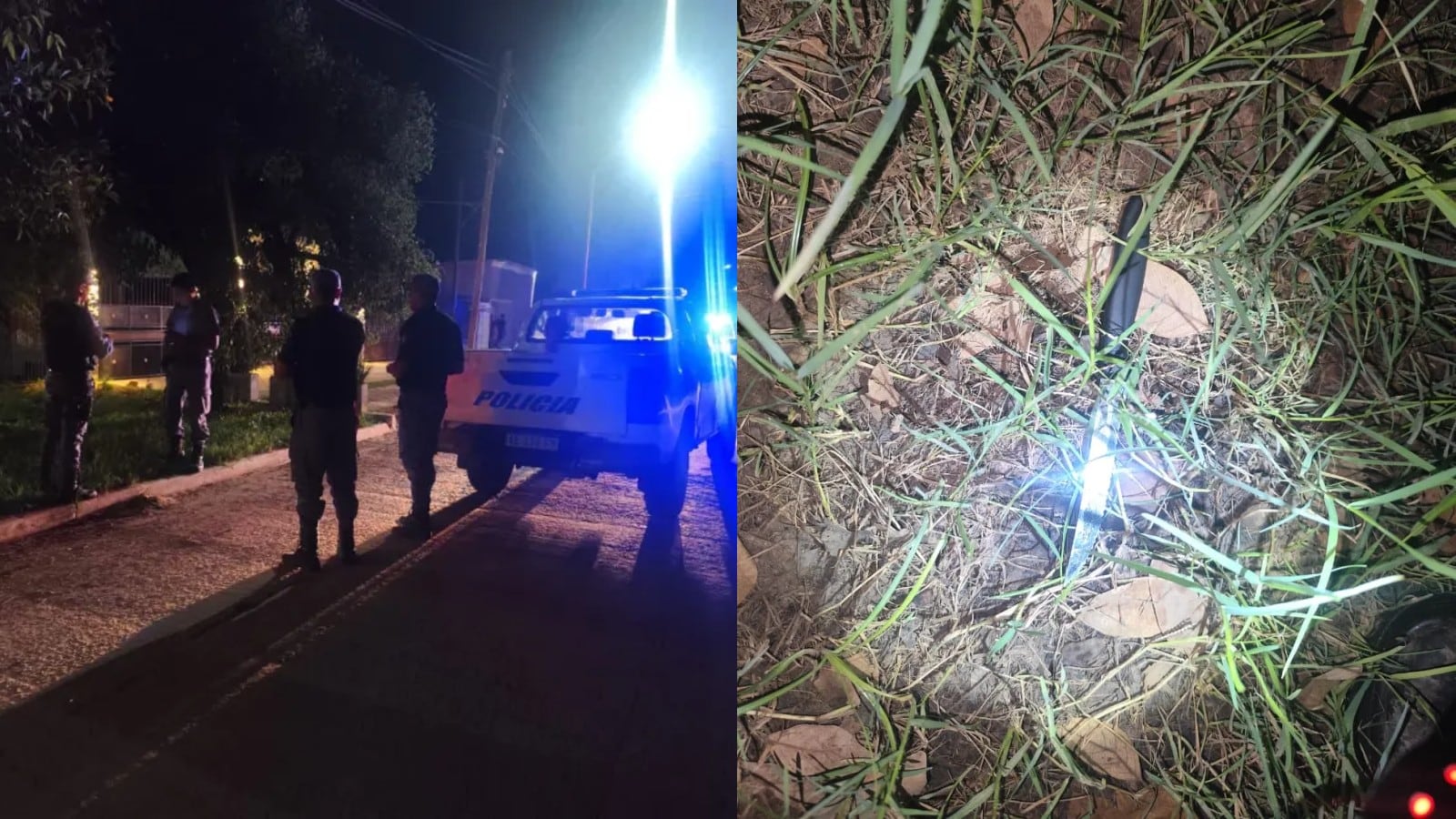 El episodio se registró frente a un salón de fiestas en la calle Alvear al 500 en Villa Ángela