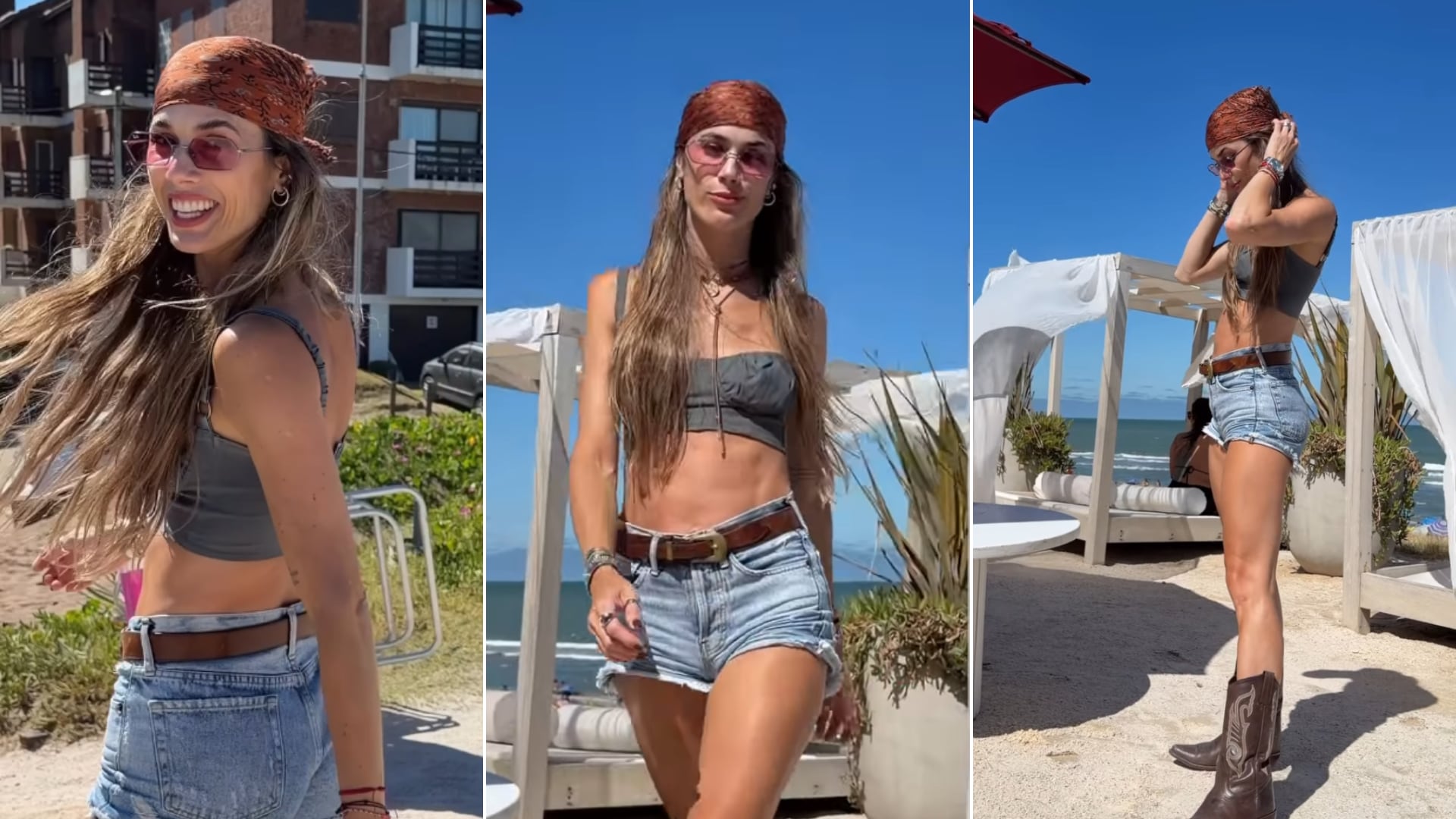 Chechu Bonelli disfruta del verano en Pinamar