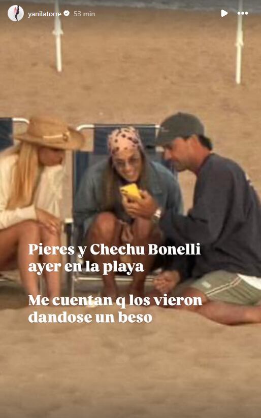 Días atrás, los rumores de romance entre Chechu Bonelli y Facundo Pieres comenzaron en circular en redes sociales tras la viralización de esta foto (Instagram)