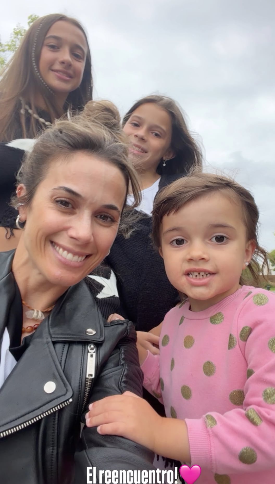 Chechu Bonelli se reencontró con su familia en Mar del Plata (Instagram)