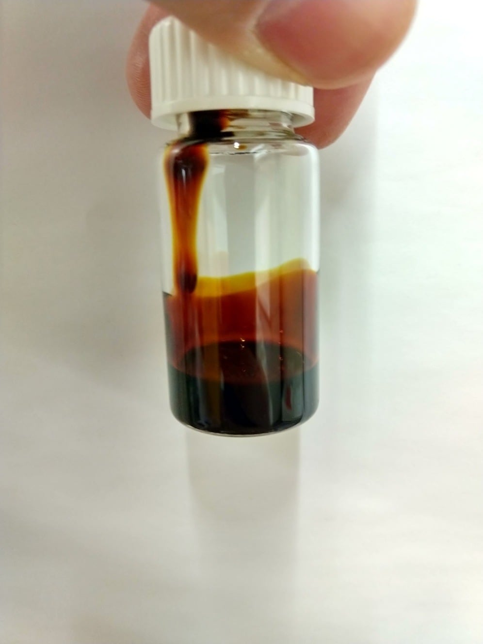 Lograron validar en laboratorio un proceso que convierte la yerba mate usada en bioaceite con potencial comercial (Foto: Martín Palazzolo, Conicet)