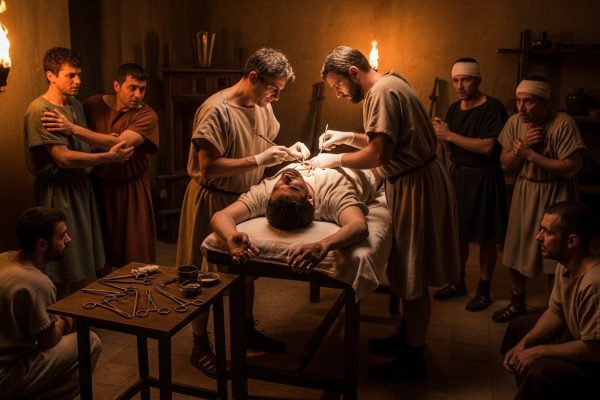 Cirujanos sin anestesia y rituales dolorosos: la cruda realidad de la medicina romana y sus riesgos