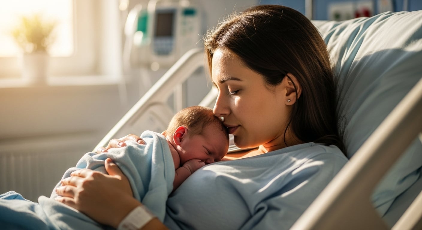 La inmunización materna busca reducir las hospitalizaciones por bronquiolitis y neumonía en bebés menores de un año en Argentina (Imagen Ilustrativa Infobae)