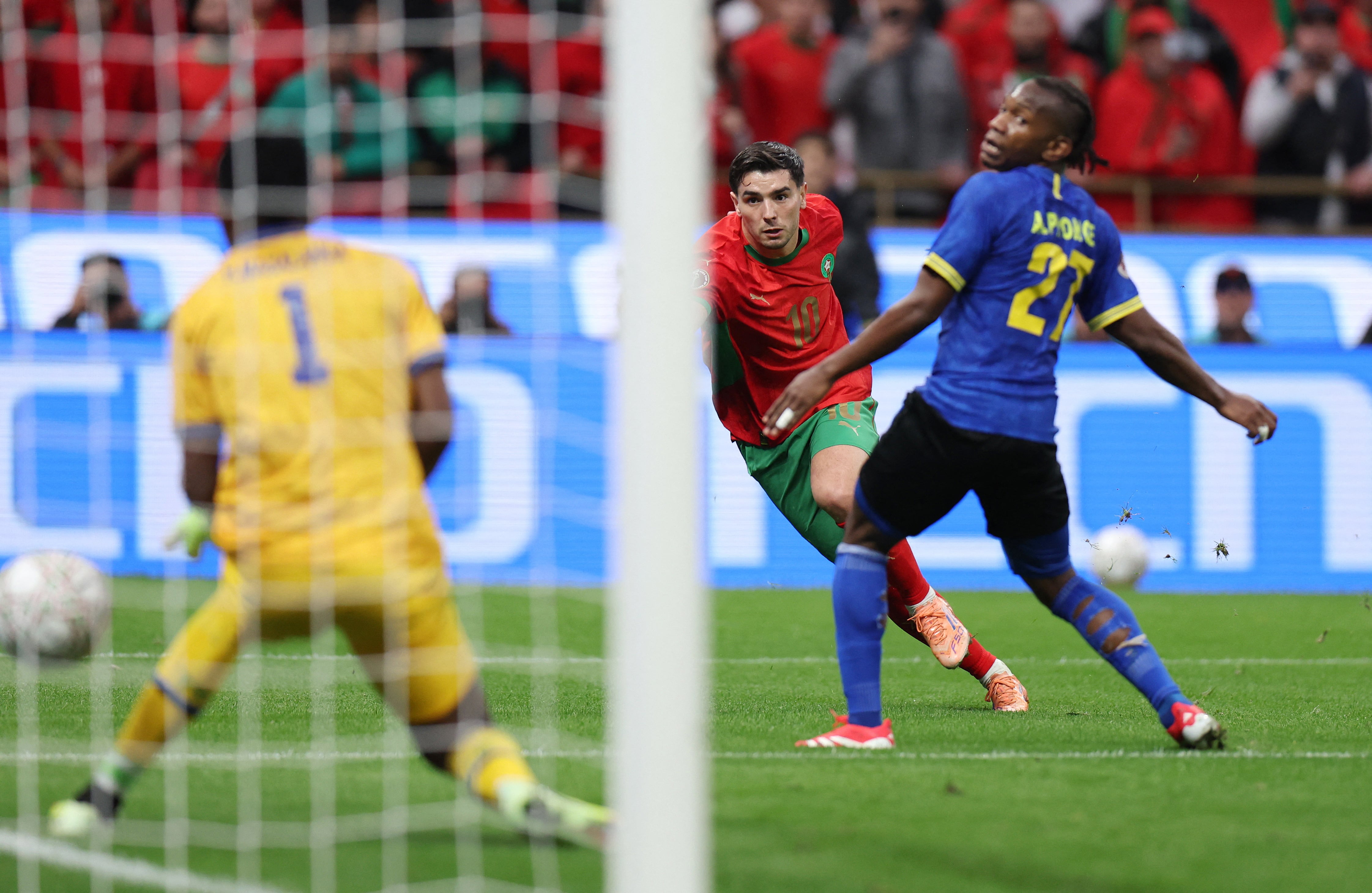 El partido entre Marruecos y Tanzania (Foto REUTERS/Amr Abdallah Dalsh)