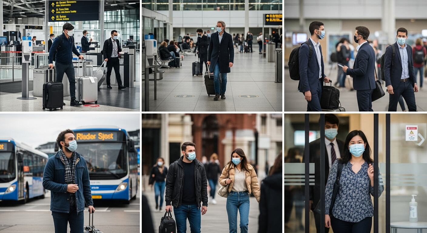 Cómo los viajes aéreos influyeron en la transmisión de enfermedades y el avance de las pandemias