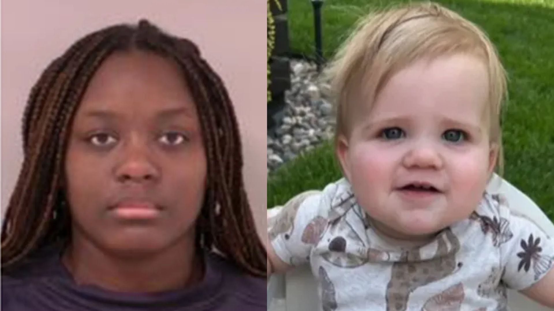 Theah Loudemia Russell, la acusada de asesinar a un bebé de 11 meses (Composición fotográfica)