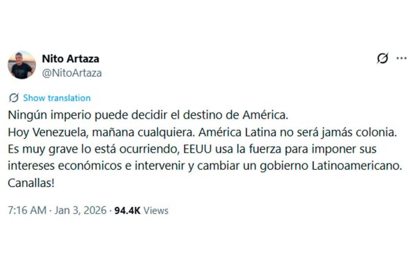 De Catherine Fulop a Ricardo Montaner, la reacción de los famosos a la captura de Nicolás Maduro en Venezuela