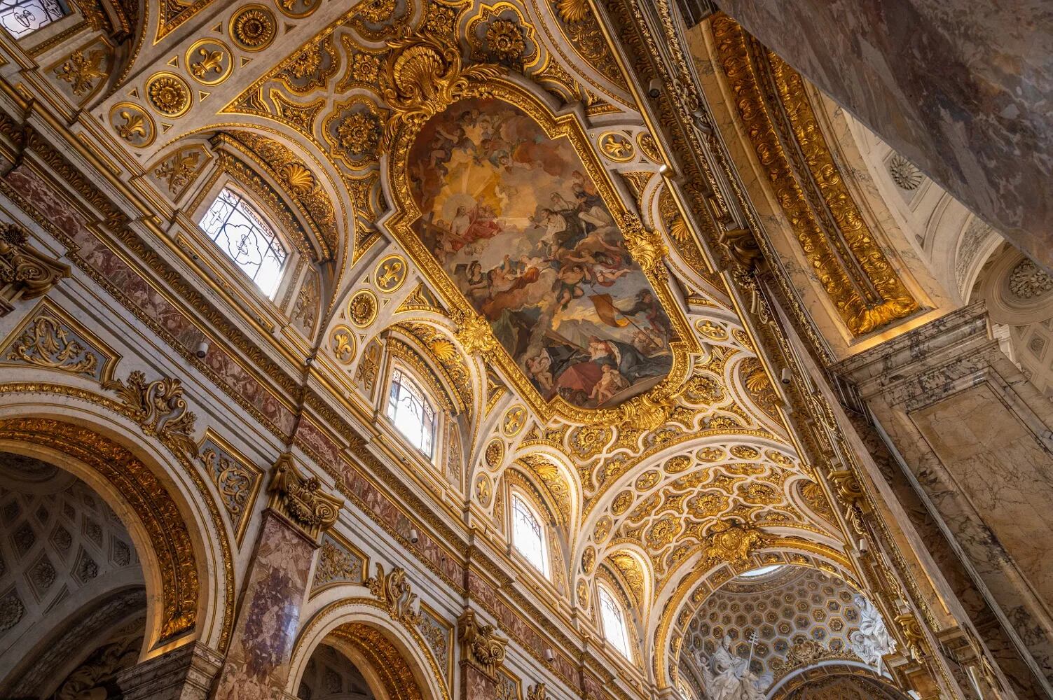 La obra más accesible y palpable de Plautilla se encuentra en el corazón de Roma, en la famosa iglesia de San Luigi dei Francesi (San Luis de los franceses)