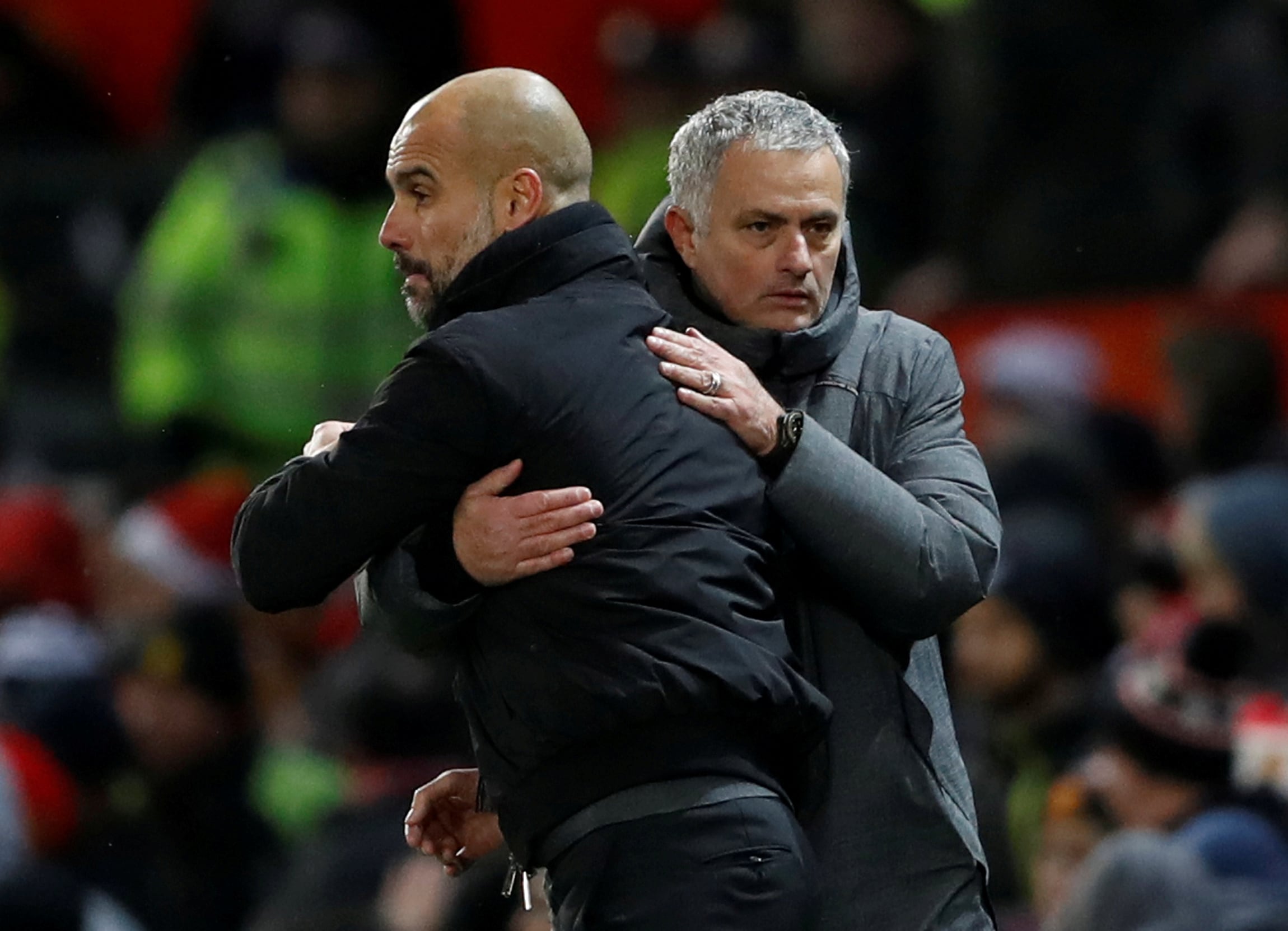 Pep Guardiola y José Mourinho protagonizaron una de las grandes rivalidades en la historia del fútbol (Reuters/Carl Recine)