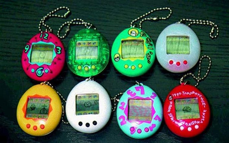 El Tamagotchi. (AP Photo/Kyodo)